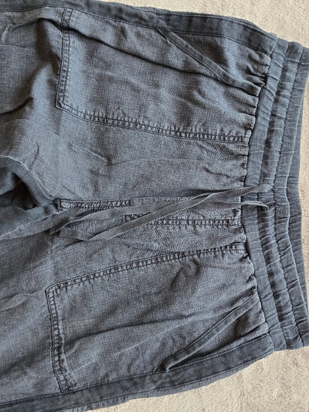 Splendid Collection charcoal grey Women's lyocell linen Blend Jogger Pants - Picture 4 of 8
